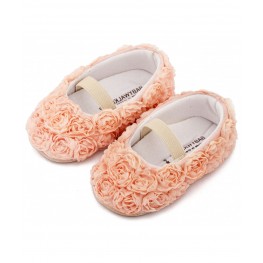  Babywalker Παπούτσι Βαπτιστικό Αγκαλιάς  MI1660 Ροζ